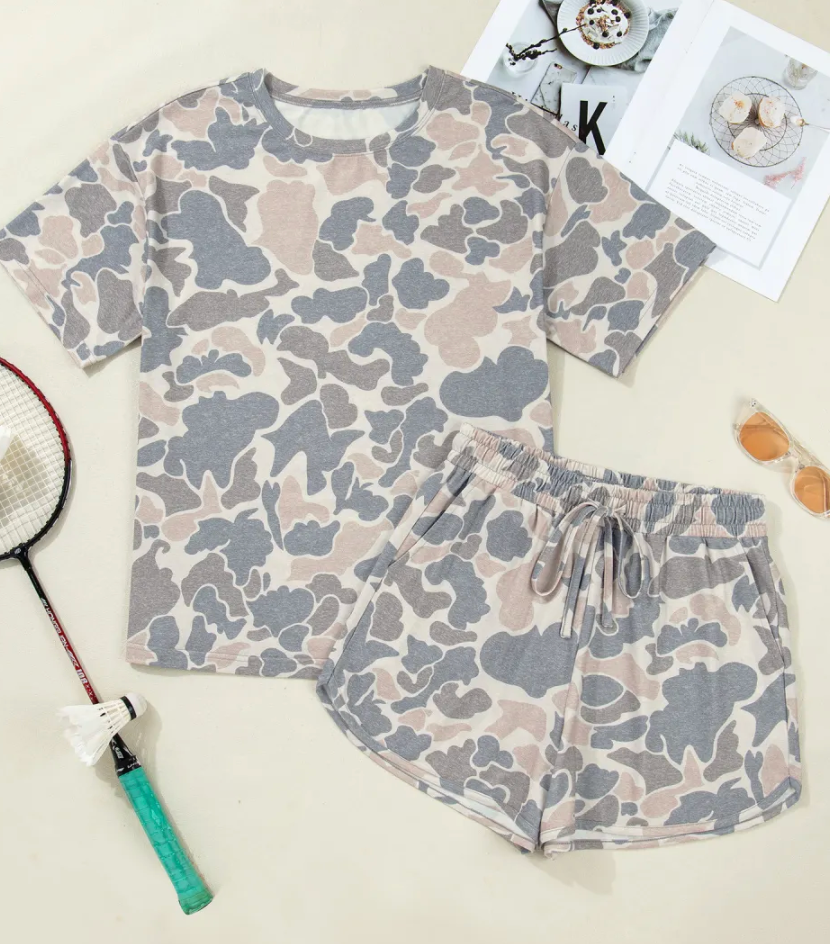 Camo Short Set-2 pc.