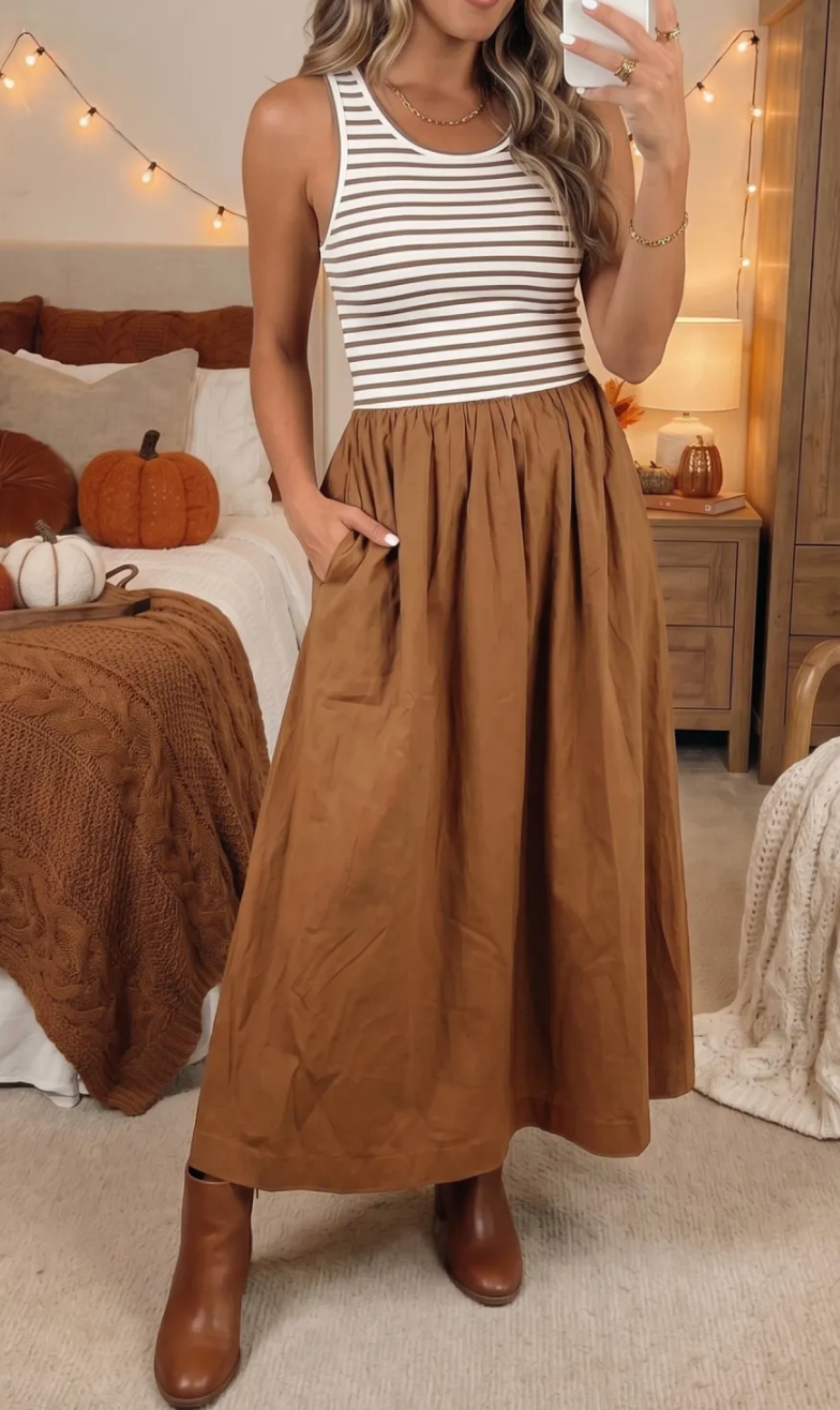 The Chestnut Tank Dress