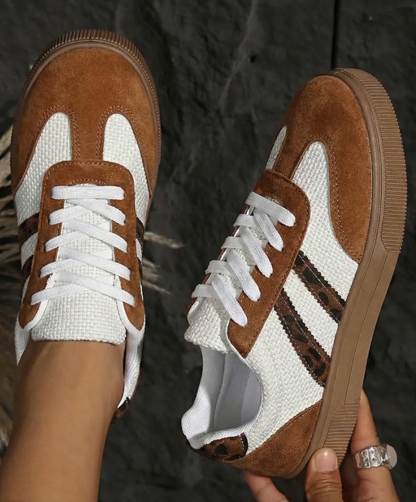 Leopard Fall Sneakers