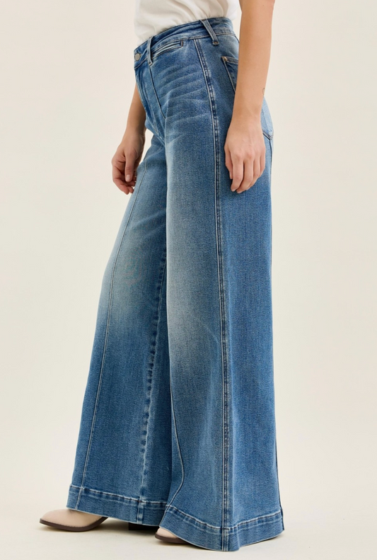 Palazzo Flare Jeans-Judy Blue