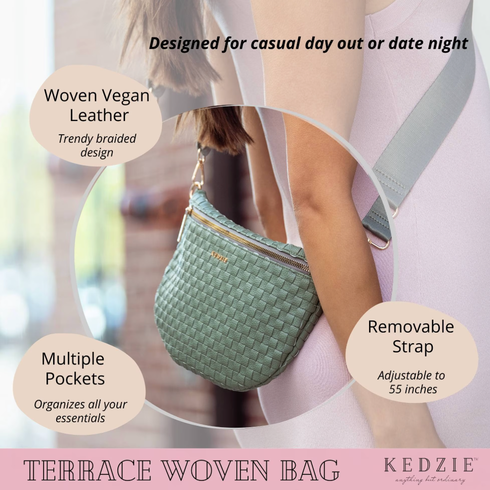 Kedzie Woven Crossbody