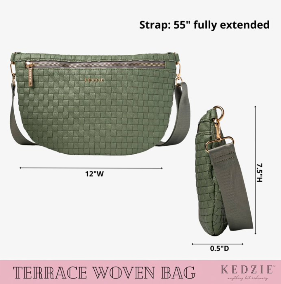 Kedzie Woven Crossbody