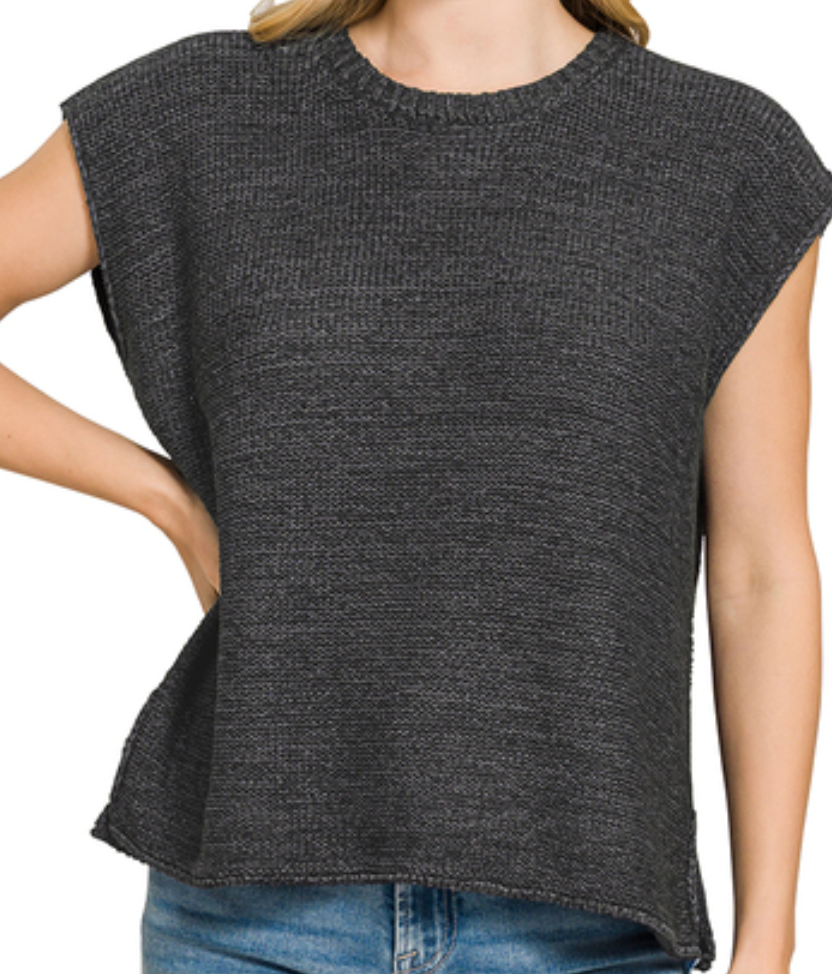 The Stella Gray SS Sweater