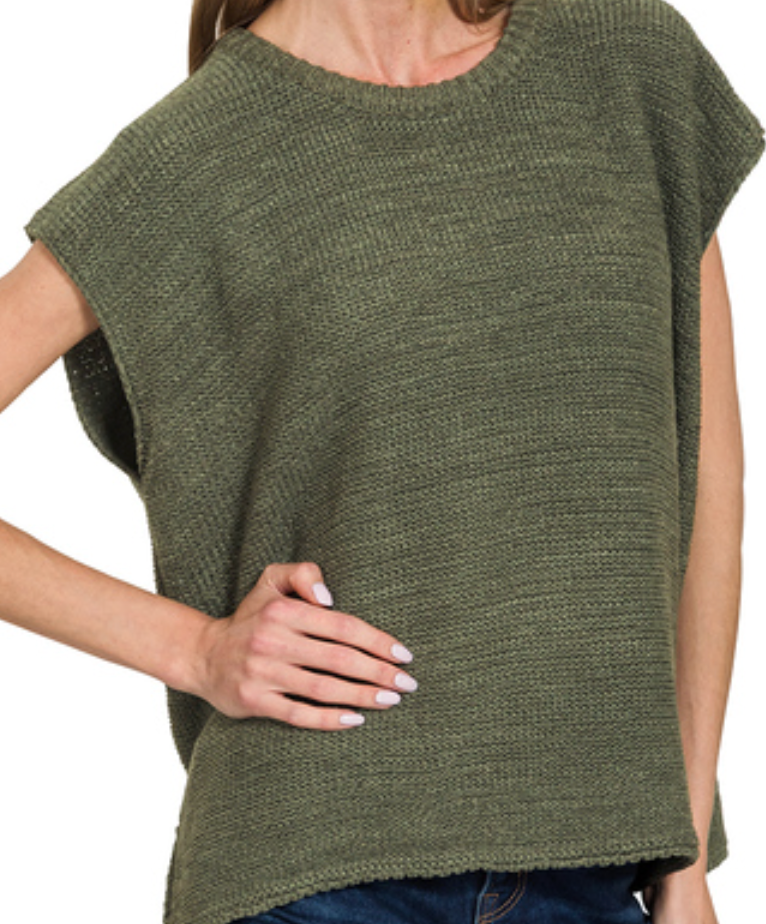 The Stella Gray SS Sweater