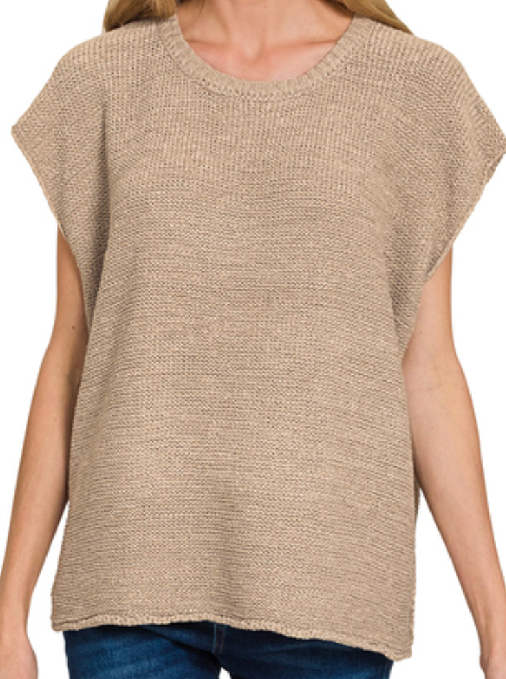 The Stella Gray SS Sweater