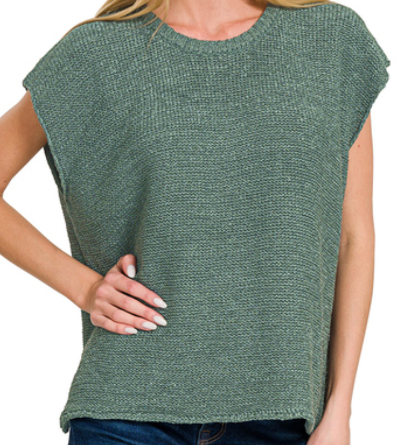 The Stella Gray SS Sweater