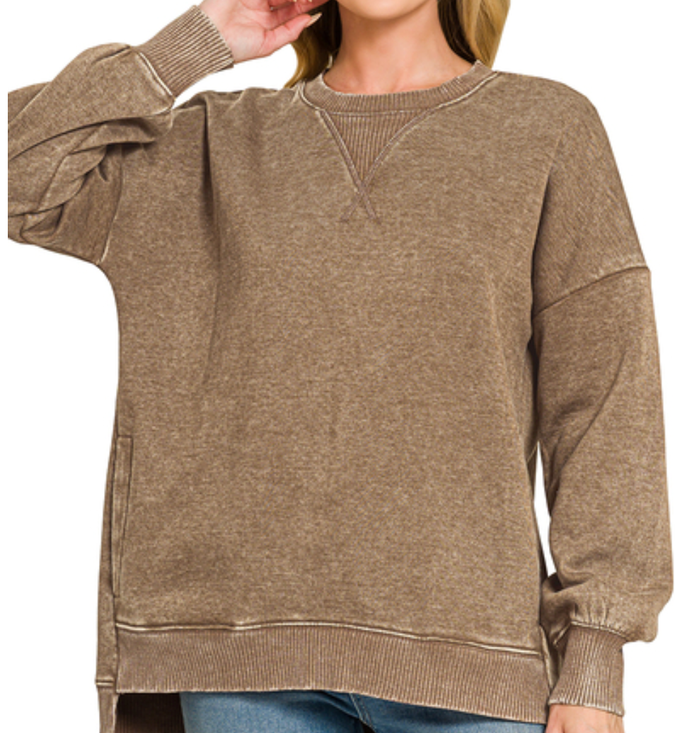 Fall Sweatshirt w/Pockets