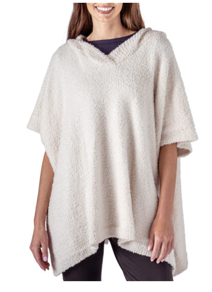 Always Cozy Hooded Poncho