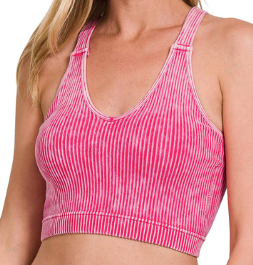 Ribbed Cropped Top