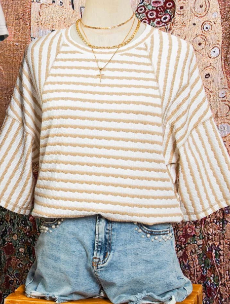 Textured Knit Top