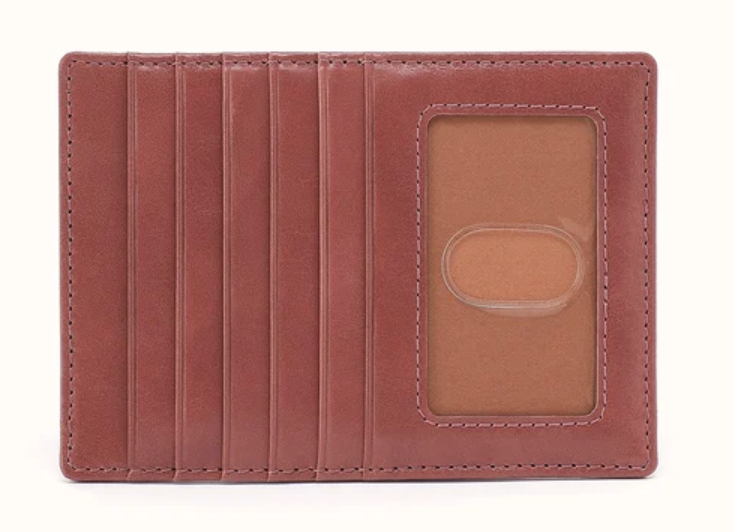 Hobo Euro Slide Card Case-Rosewood