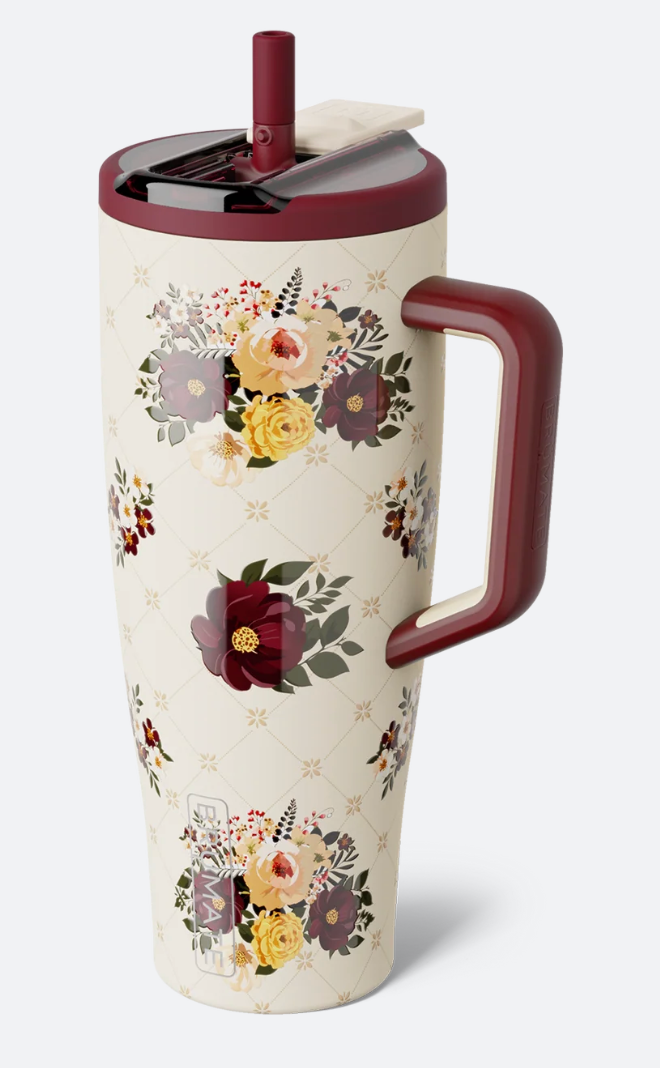 Brumate Quilted Florals Era Flip 30oz