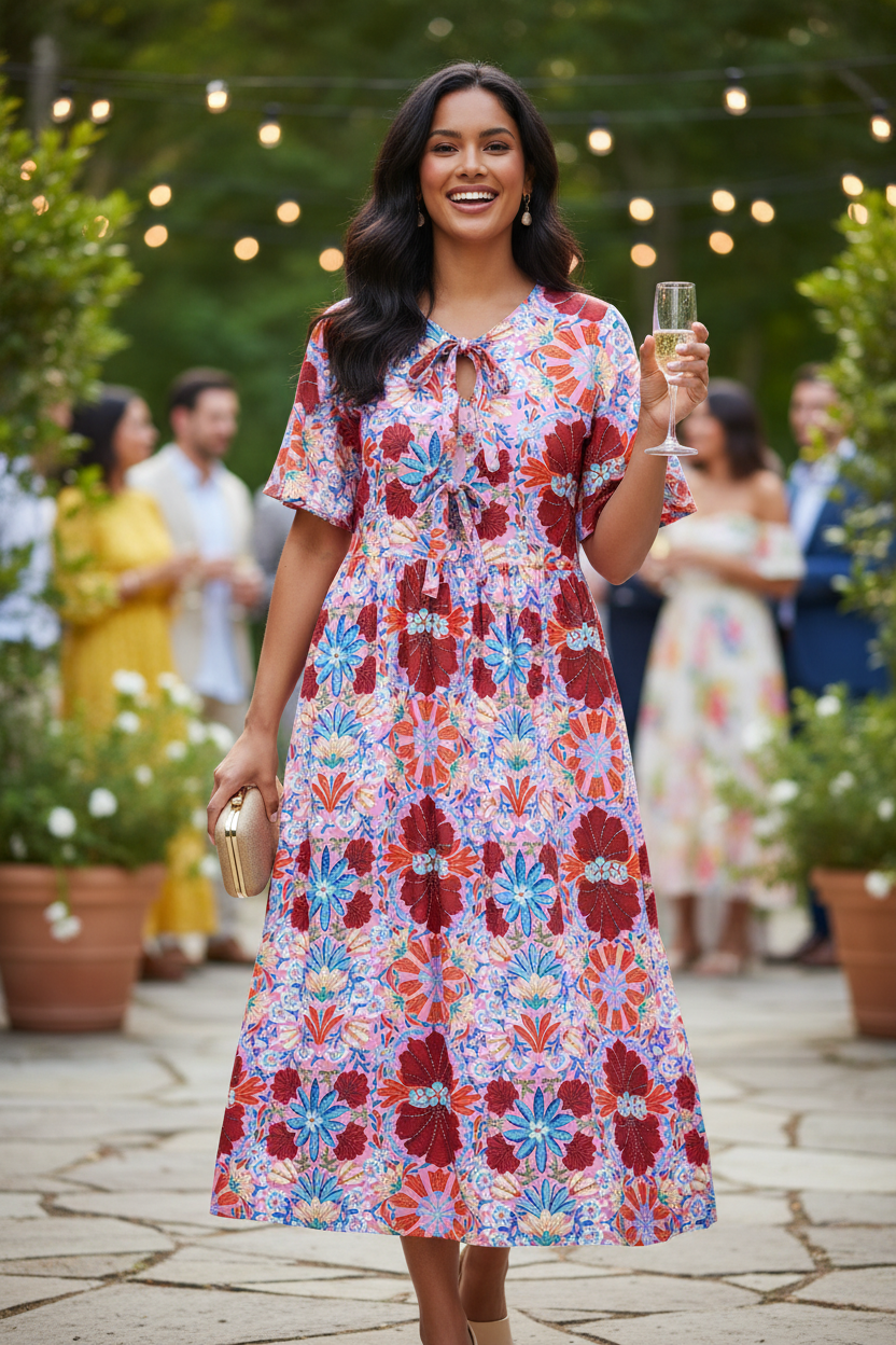 Lady of Leisure Floral Dress