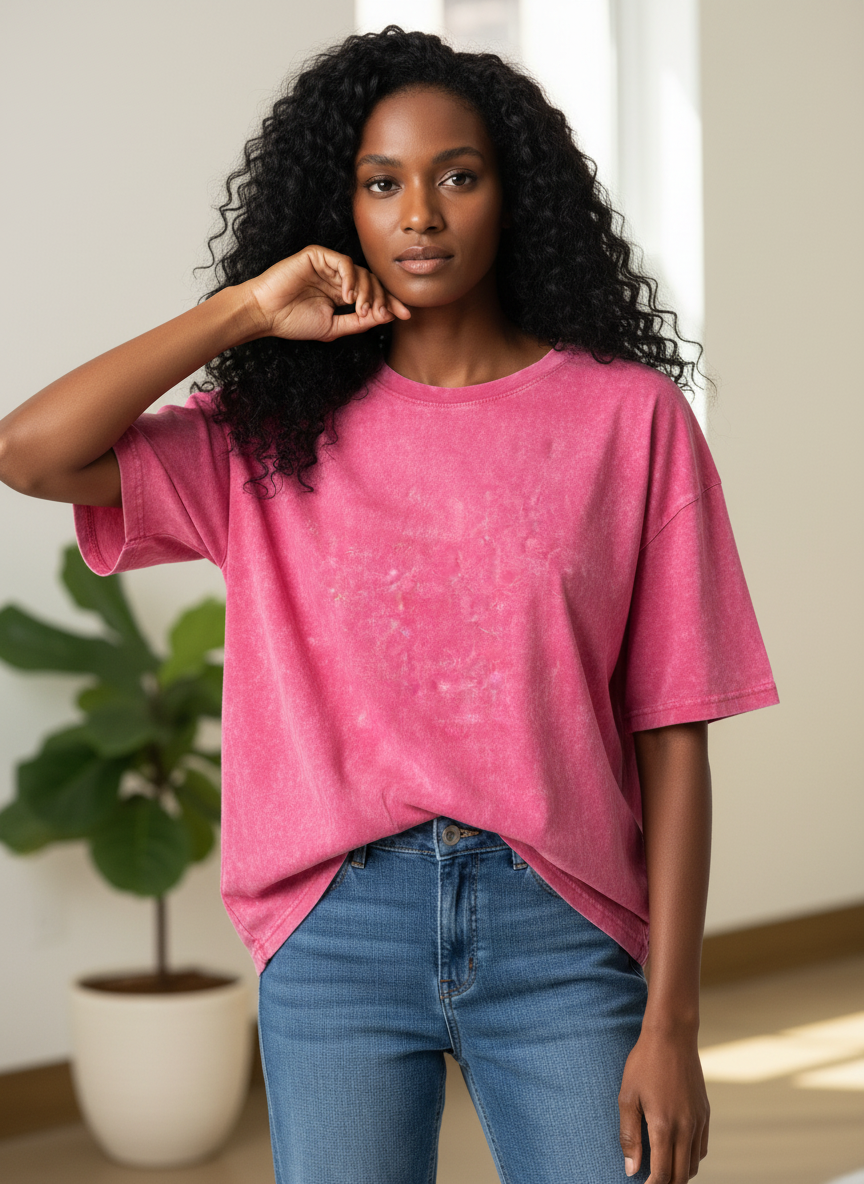 Mineral Washed Oversized Tee