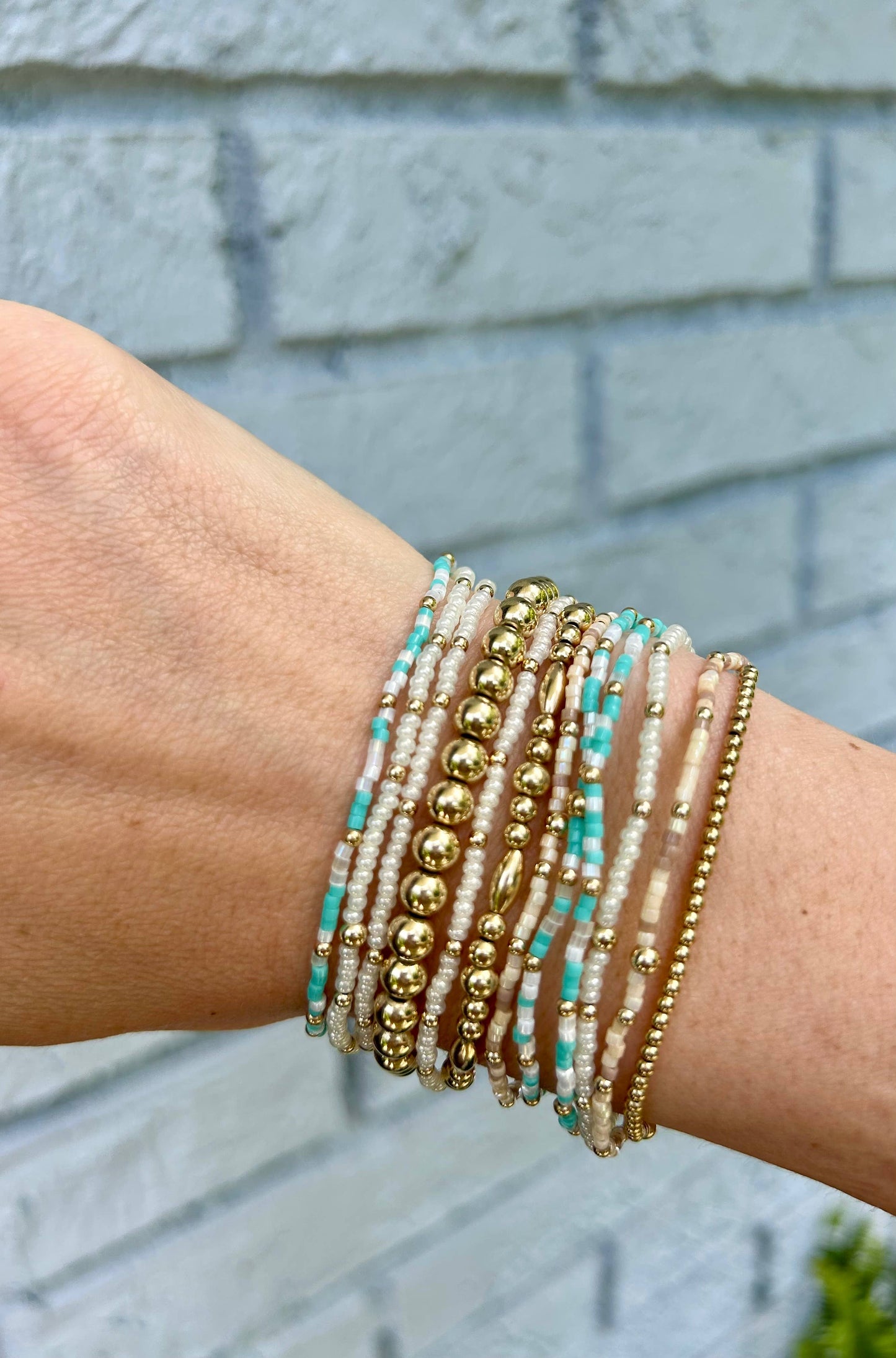 Gold Filled Seed Bracelets