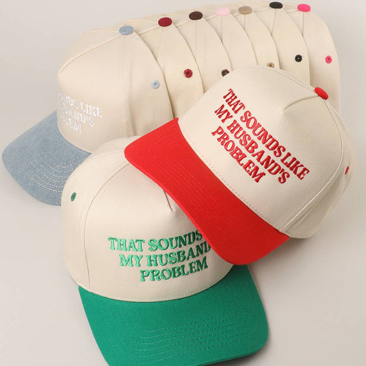 My Husbands Problem Trucker Hat