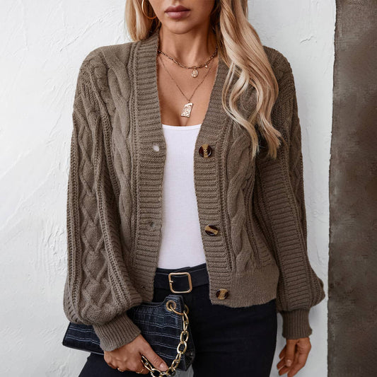 Cardigan w/Balloon Sleeves