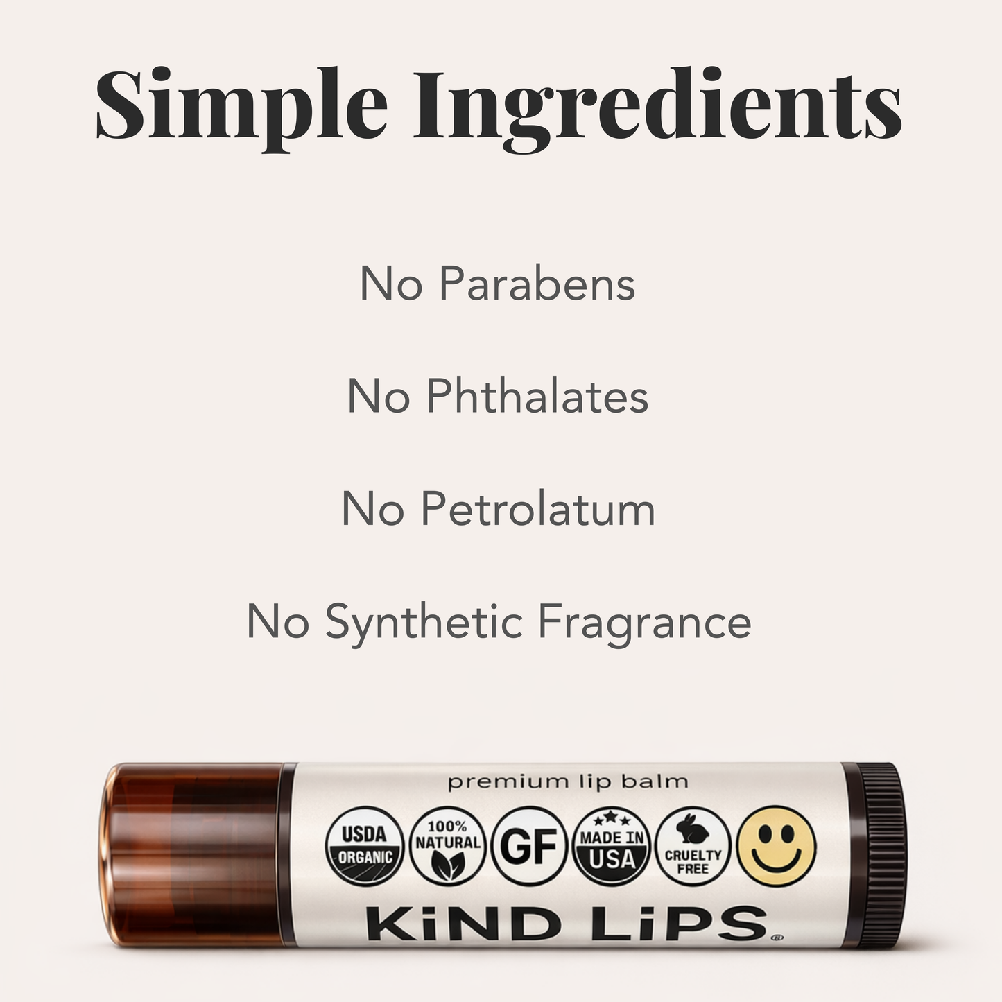 Kind Lips - Strawberry Lip Balm 10 Pack Refill | Organic
