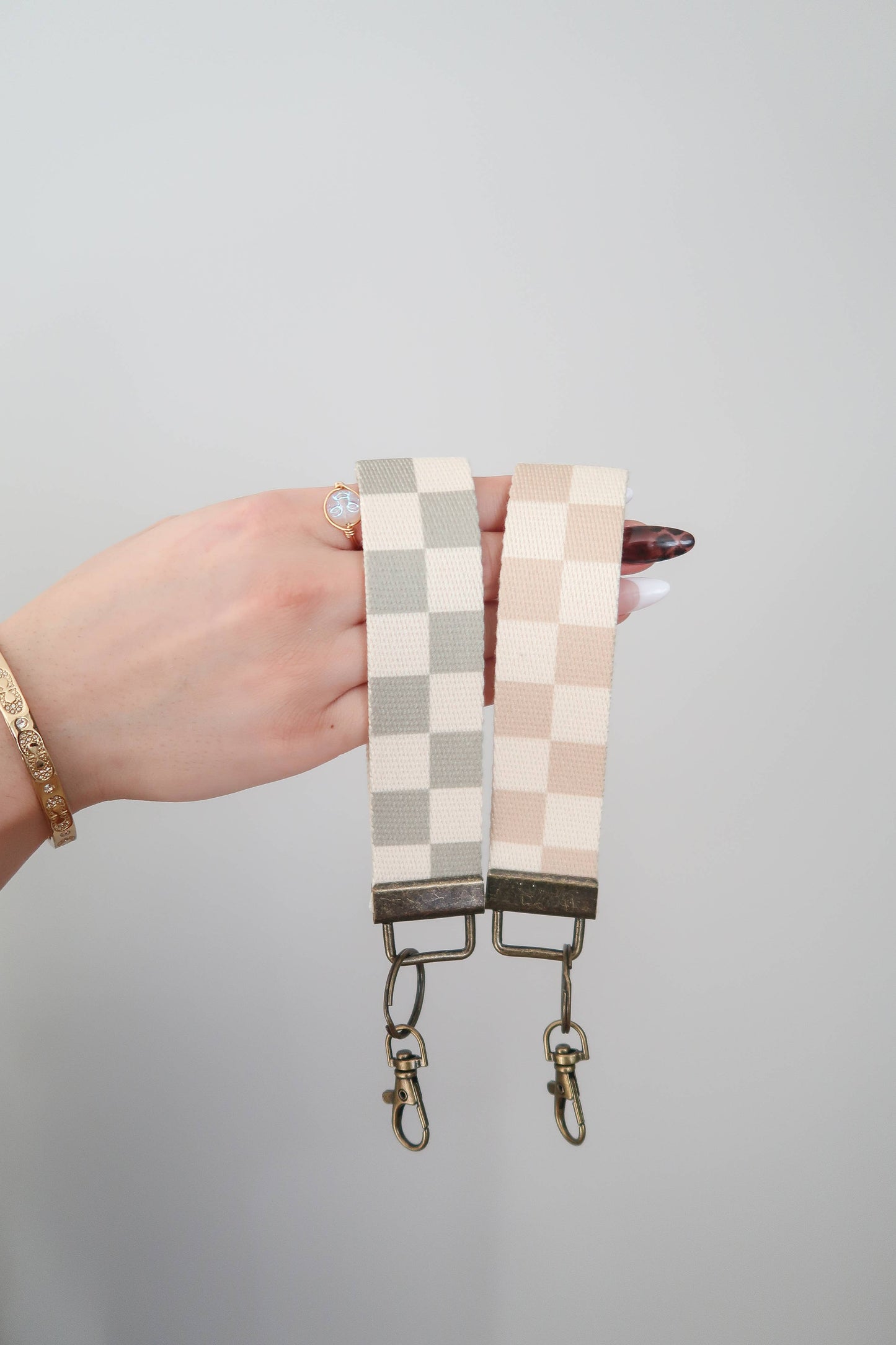 Canvas Wristlet Keychain
