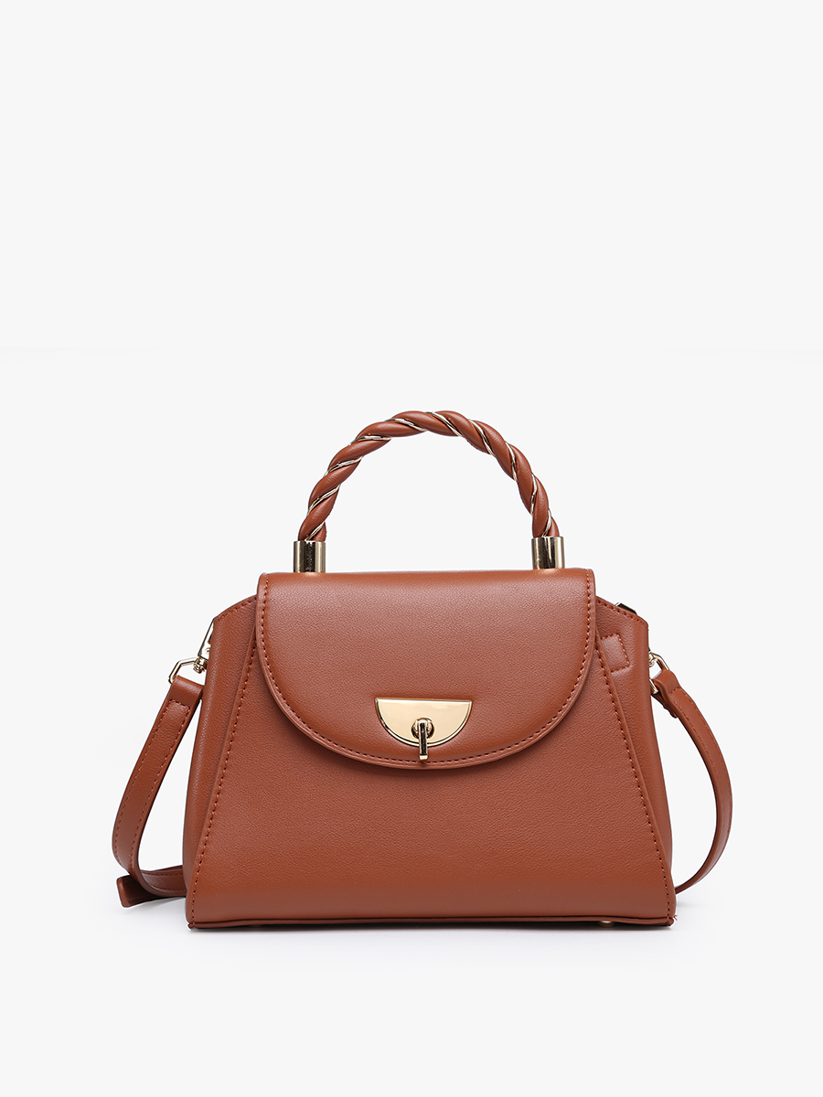 Clarke Twist Lock Small Satchel