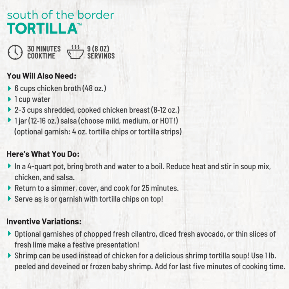 Frontier Soups - South of the Border Tortilla Soup Mix