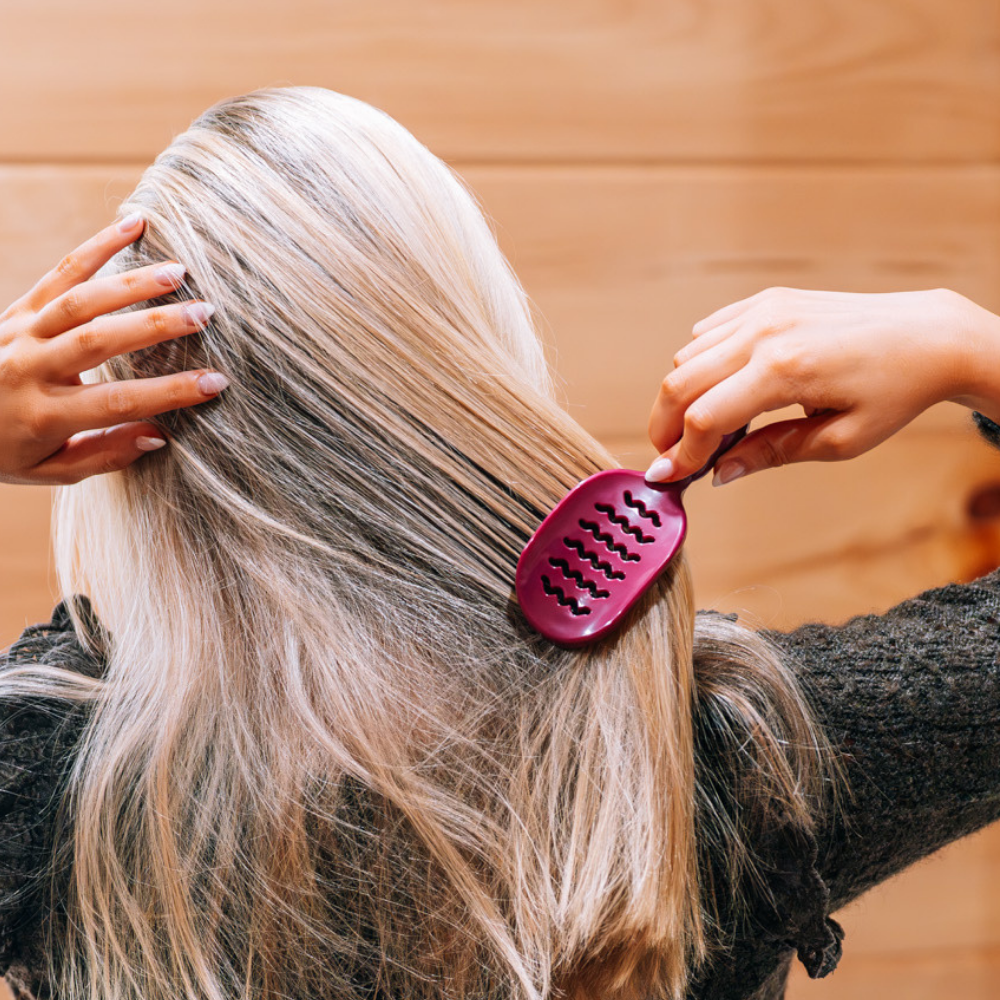 TELETIES - Mini Vented Hair Brush - Mulberry