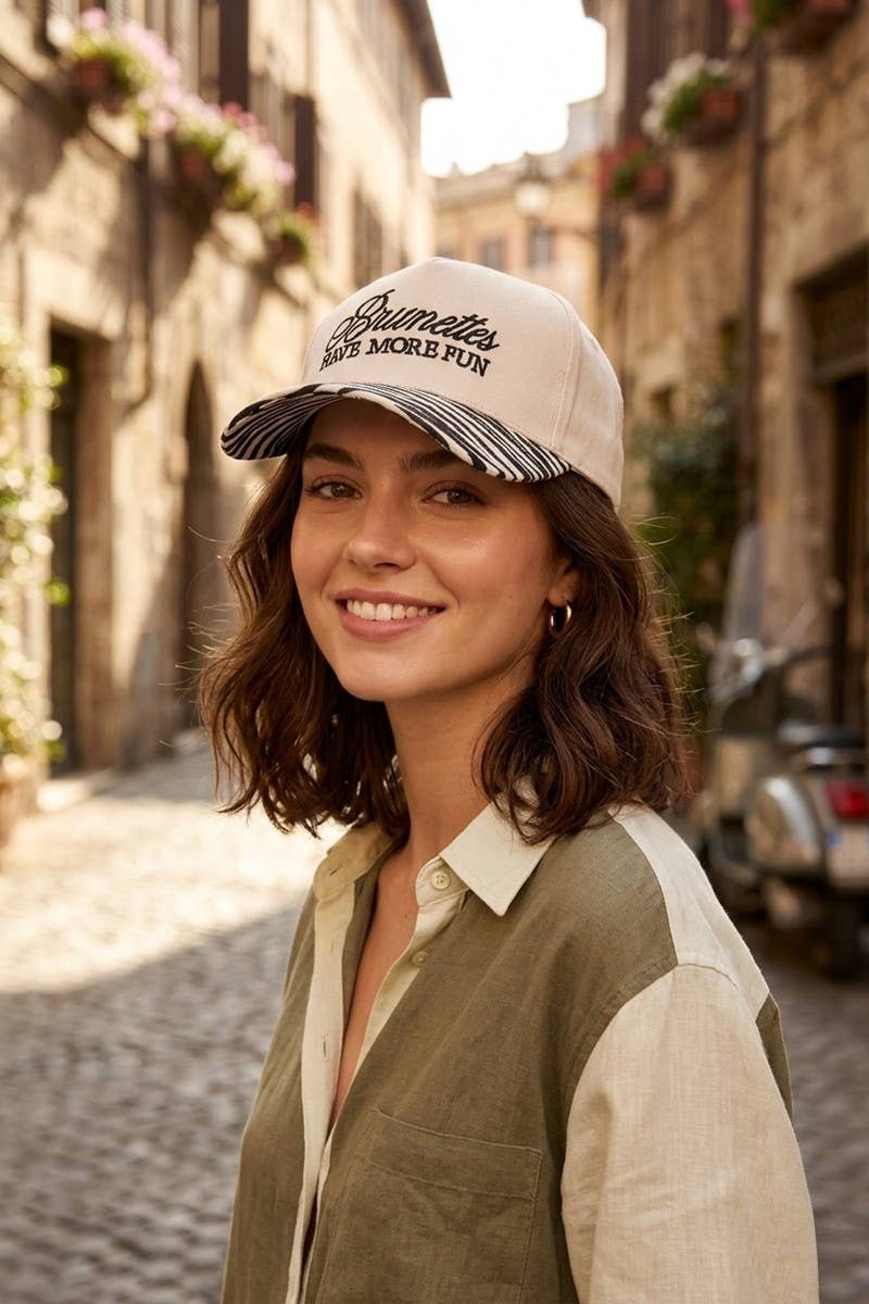 Brunettes Have More Fun Hat