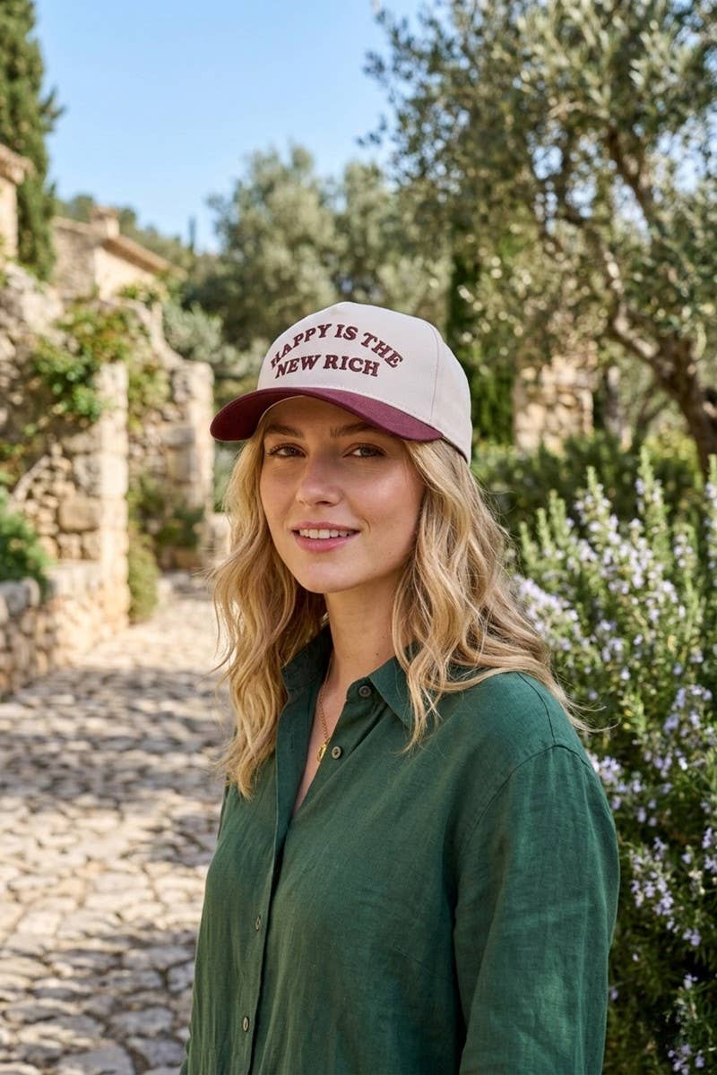 Happy Is The New Rich Hat