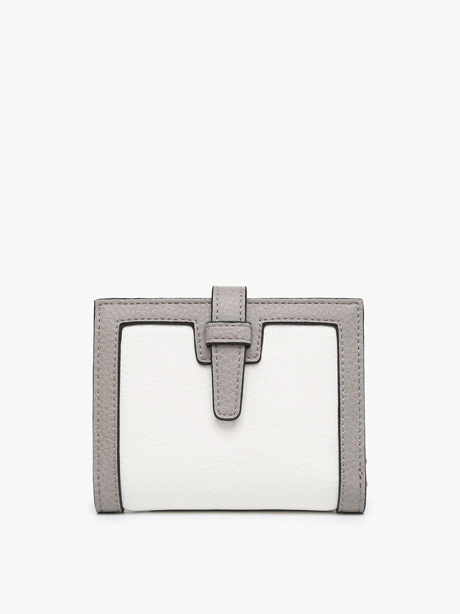 Bessie Canvas Wallet w/ Slip Closure