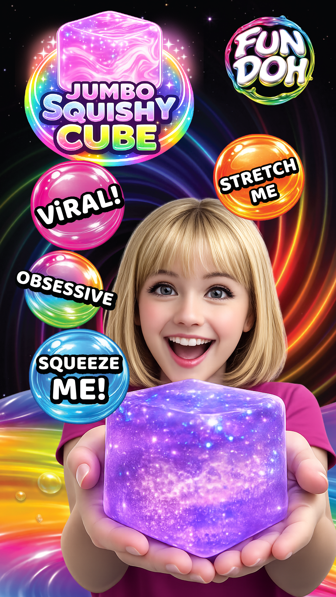JUMBO Squishy Cube