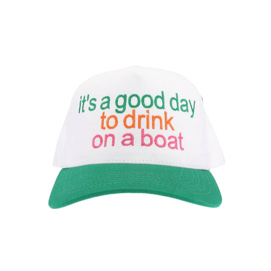 C.C Beanie - Drink on a Boat C.C Embroidered Trucker Hat TCM0005