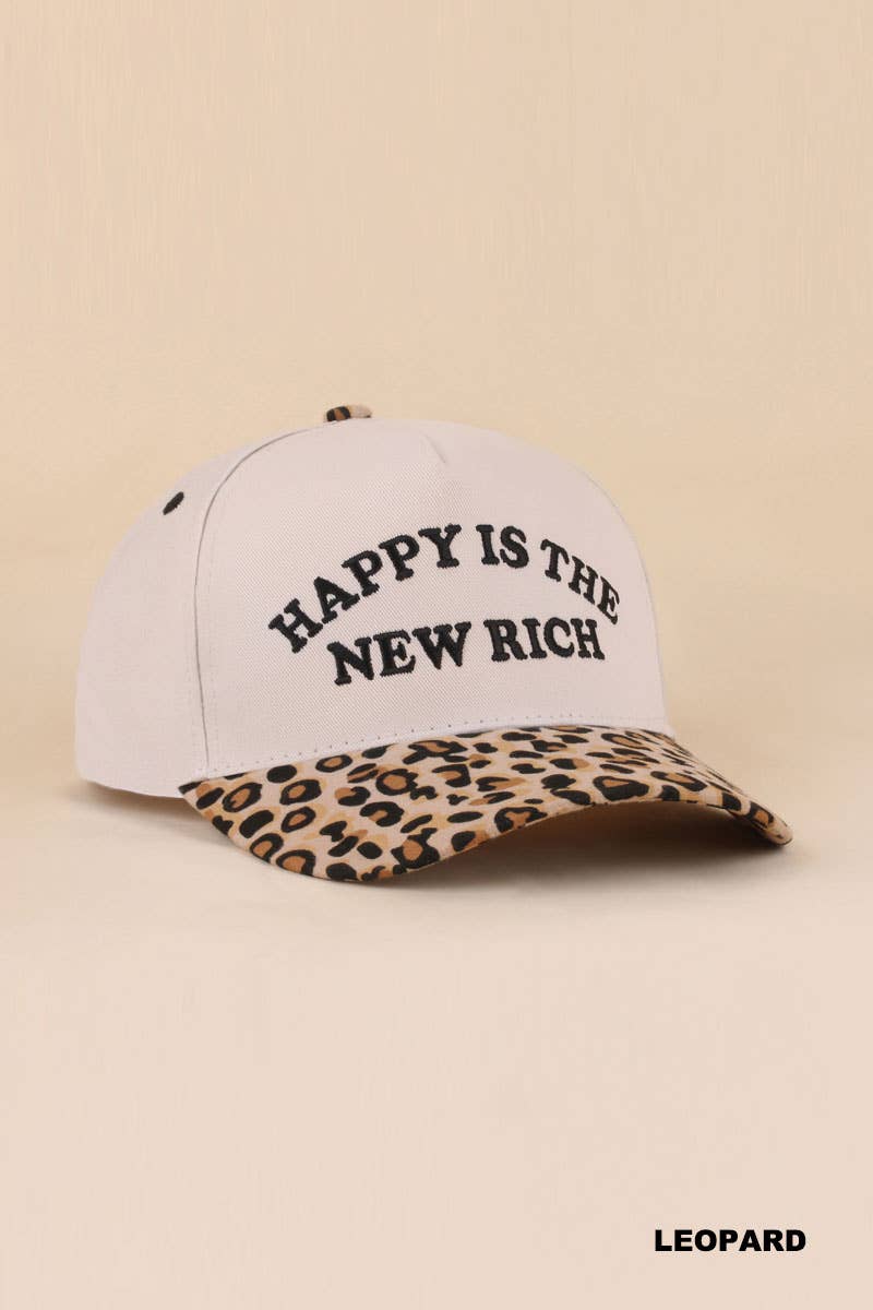 Happy Is The New Rich Hat