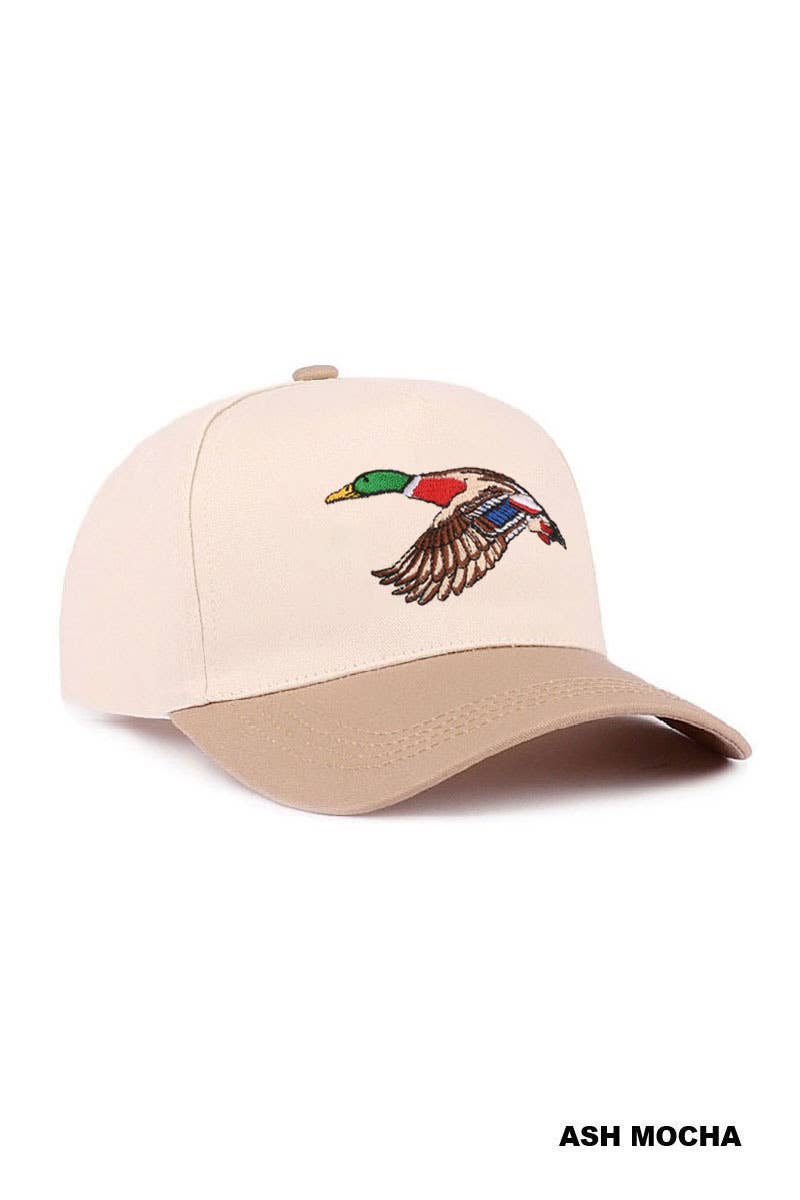 Mallard Two Tone Cotton Hat Zenana Consgt.