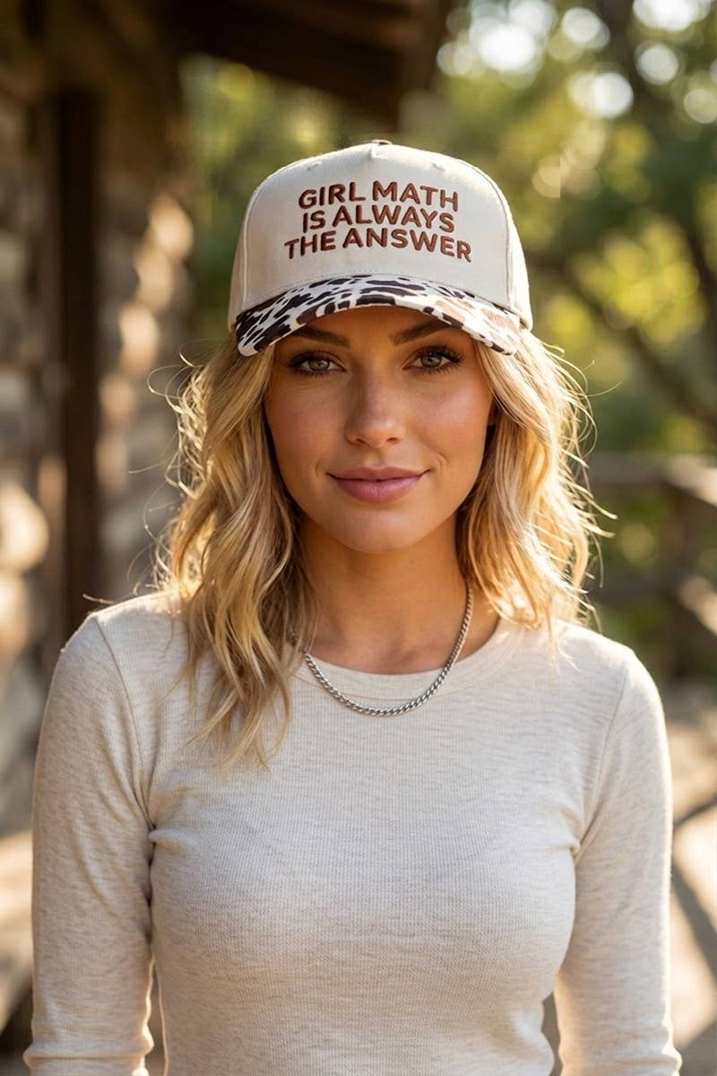 Girl Math Hat