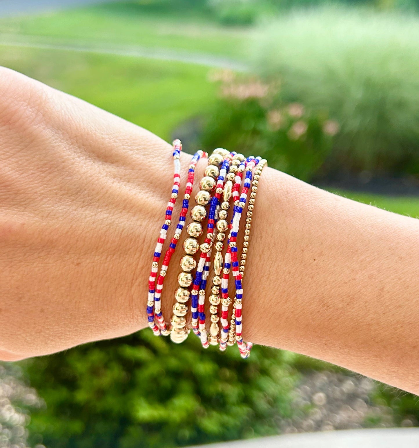 Gold Filled Seed Bracelets