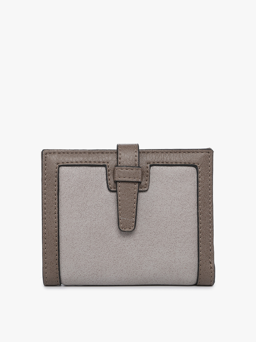 Bessie Canvas Wallet w/ Slip Closure
