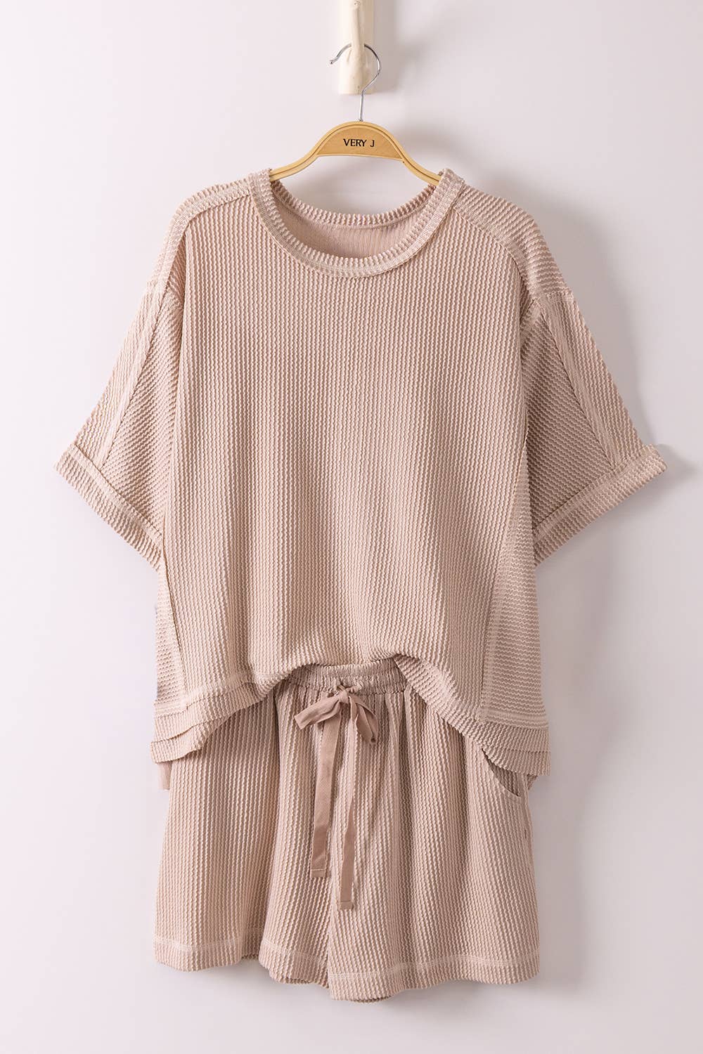 Ribbed Top & Shorts Set - Very J