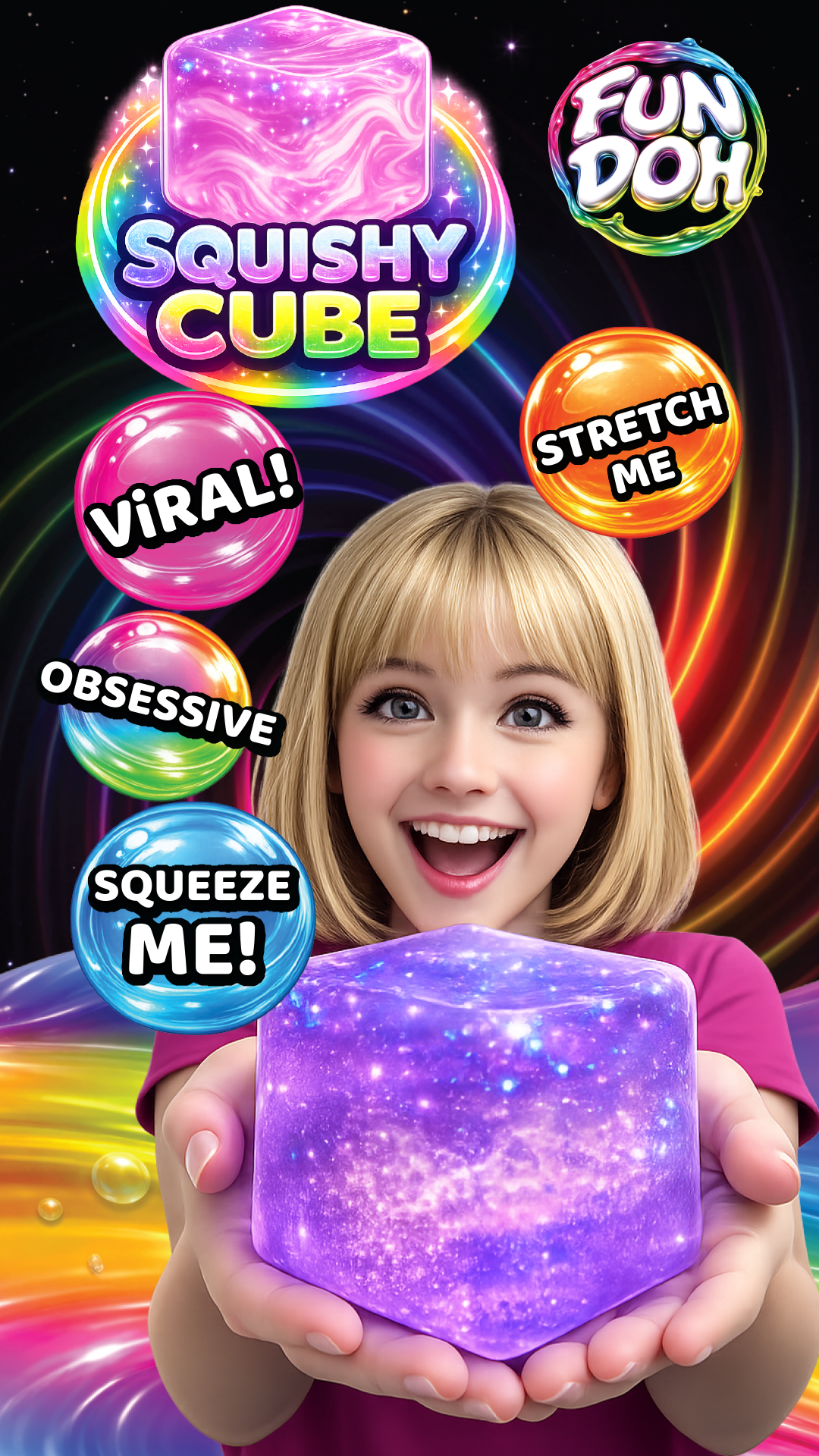 Fun Doh  Sparkle Cube