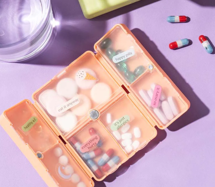 Everything's Fine Pill/Vitamin Case
