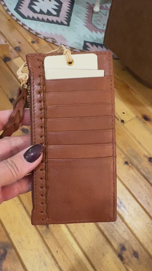 Hobo Carte Card Case-Kindling Brown