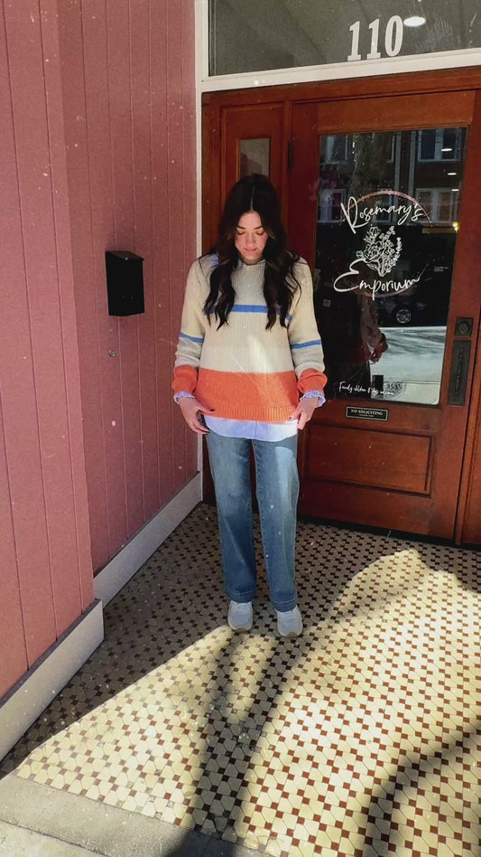 Beachy Colorblock Sweater