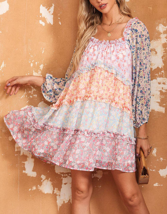 The Maddie Floral Tiered Dress